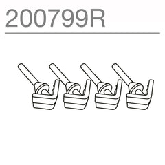 SHAD Motorcycle SH49 / SH50 / SH58X / SH59X Replacement Rubber Lid Stop