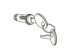 SHAD Motorcycle Top Box Replacement Lock And Key (SH48 - SH59)