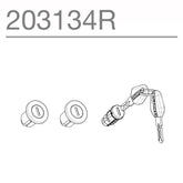 SHAD Premium Lock And Black Key System Triple 203134R