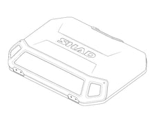 SHAD Motorcycle Replacement Cover Black - TR36/TR47