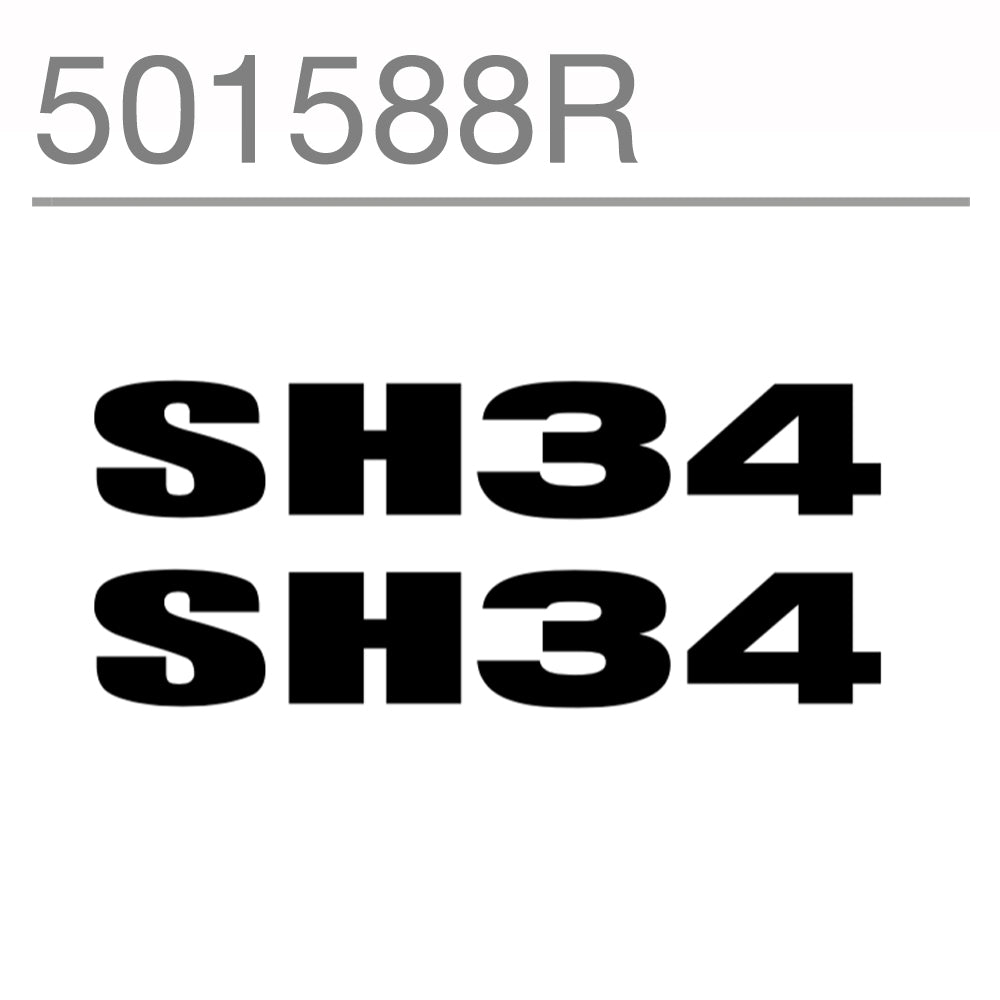 SHAD Motorcycle SH34 Replacement Sticker