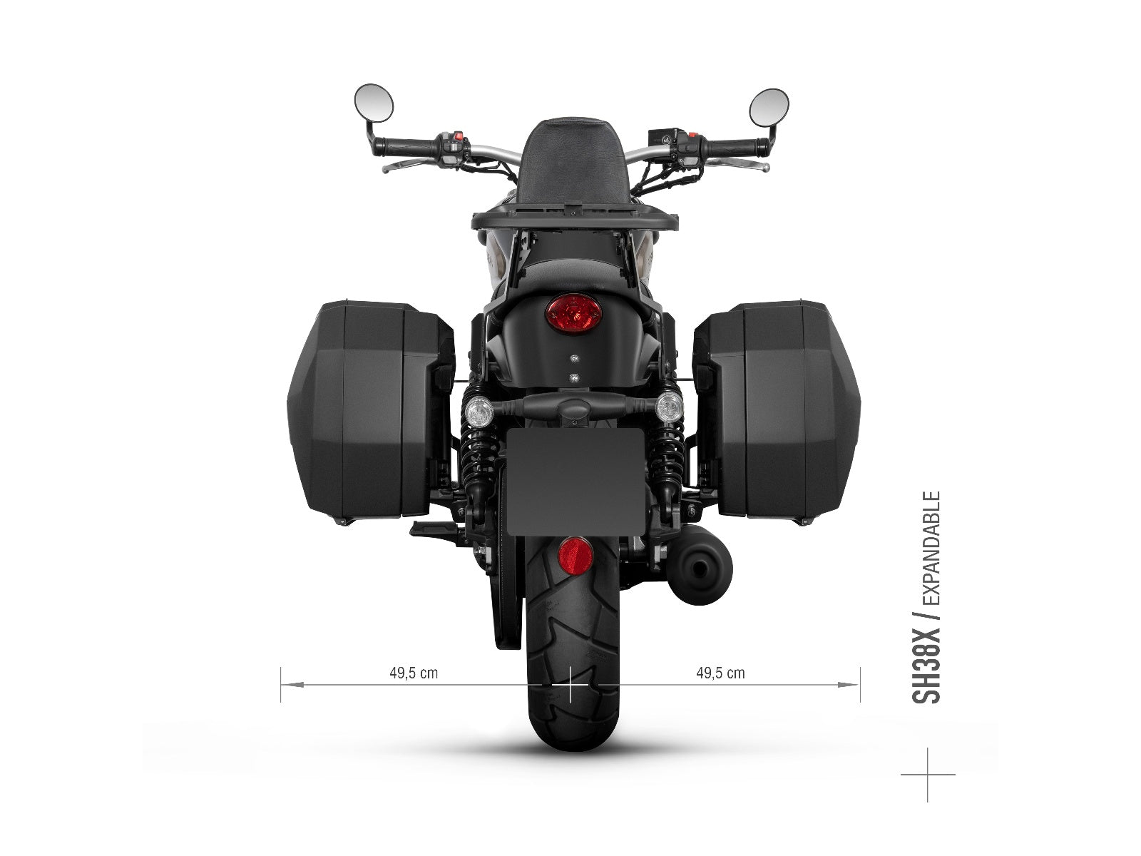 SHAD Motorcycle 3P Pannier Fitting Kit for Benda Fox 125 (2022-2026)