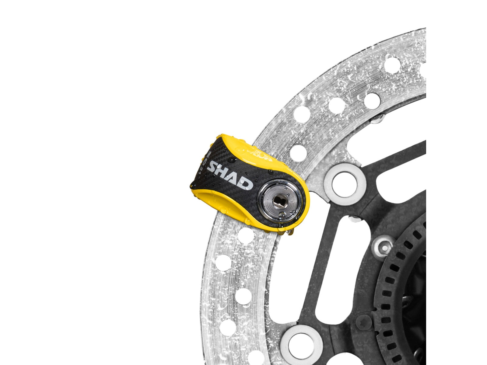 SHAD Motorcycle SC21 Disc Lock - Yellow