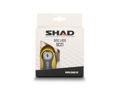 SHAD Motorcycle SC21 Disc Lock - Yellow