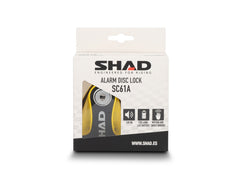 SHAD Motorcycle SC61A Disc Lock - Yellow
