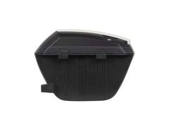 A pair of SHAD Motorcycle SH23 Black 23 Litre Panniers / Side cases with black cover