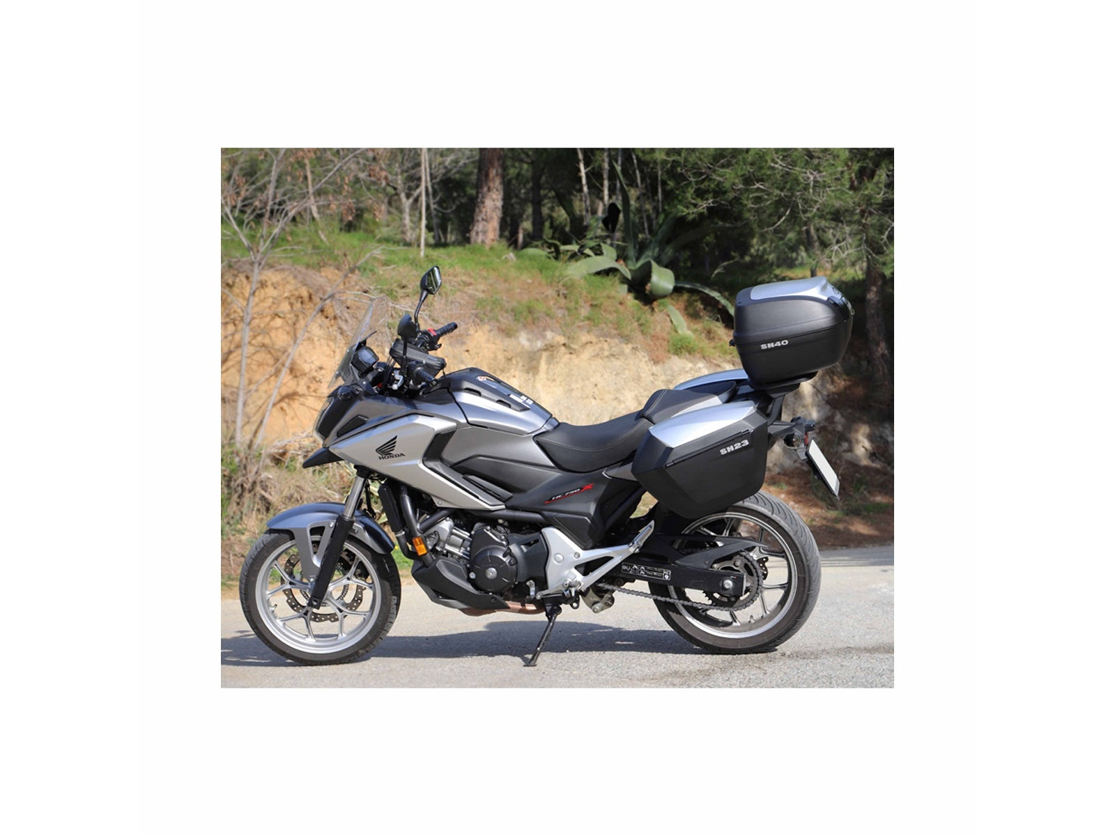 SHAD Motorcycle SH23 Panniers - Aluminium Cover