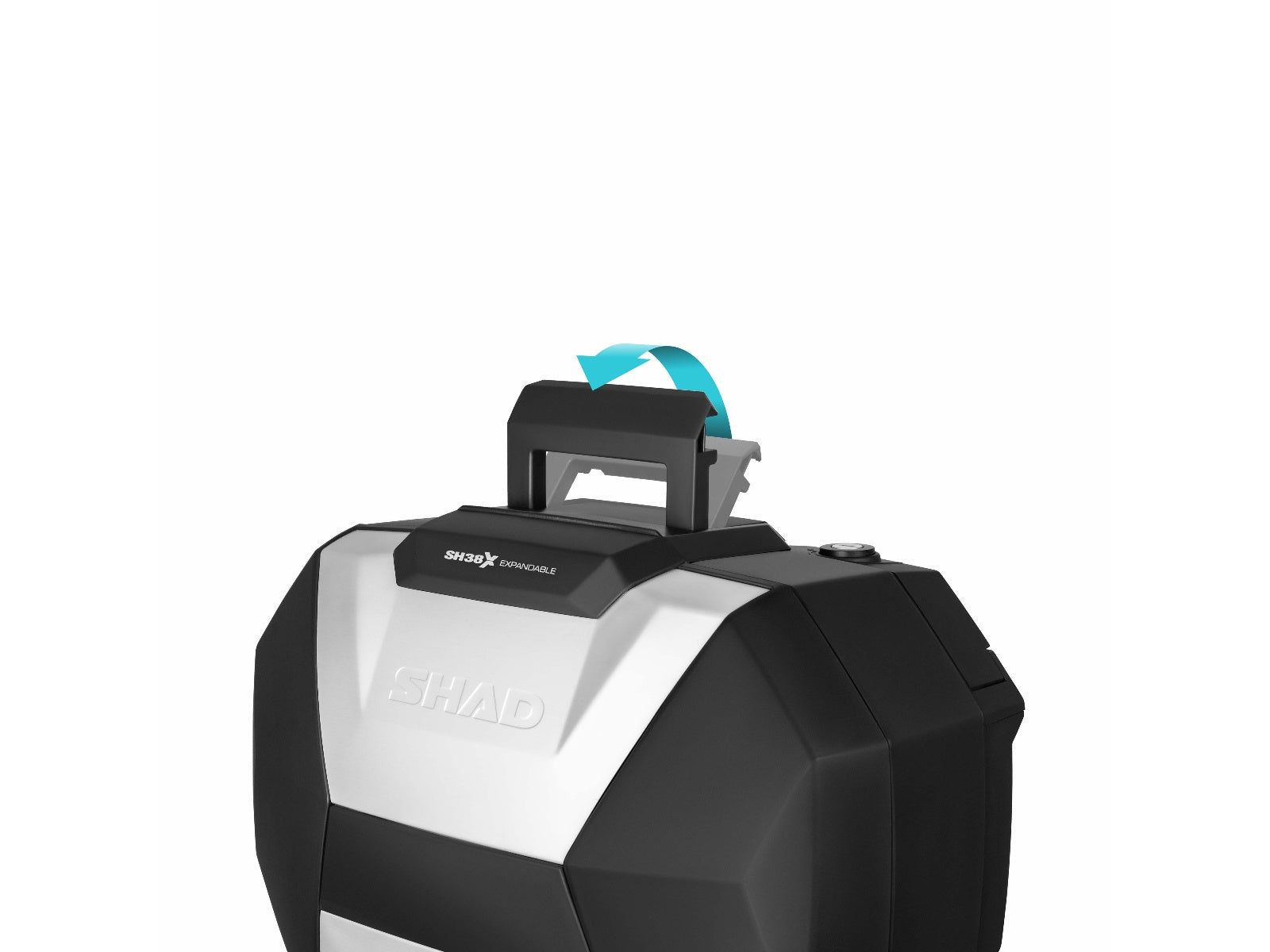 SHAD Motorcycle SH38X Expandable Panniers - Aluminium