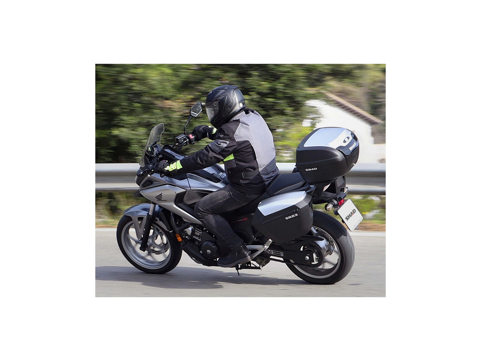 SHAD Motorcycle SH40 Top Box - Aluminium
