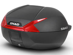SHAD Motorcycle SH47 Red Top Box