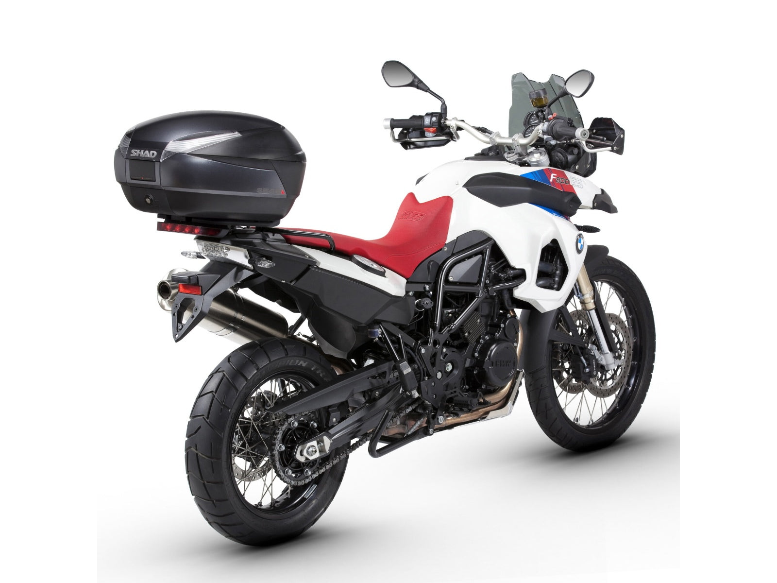 SHAD Motorcycle SH48 Top Box - Black / Dark Grey