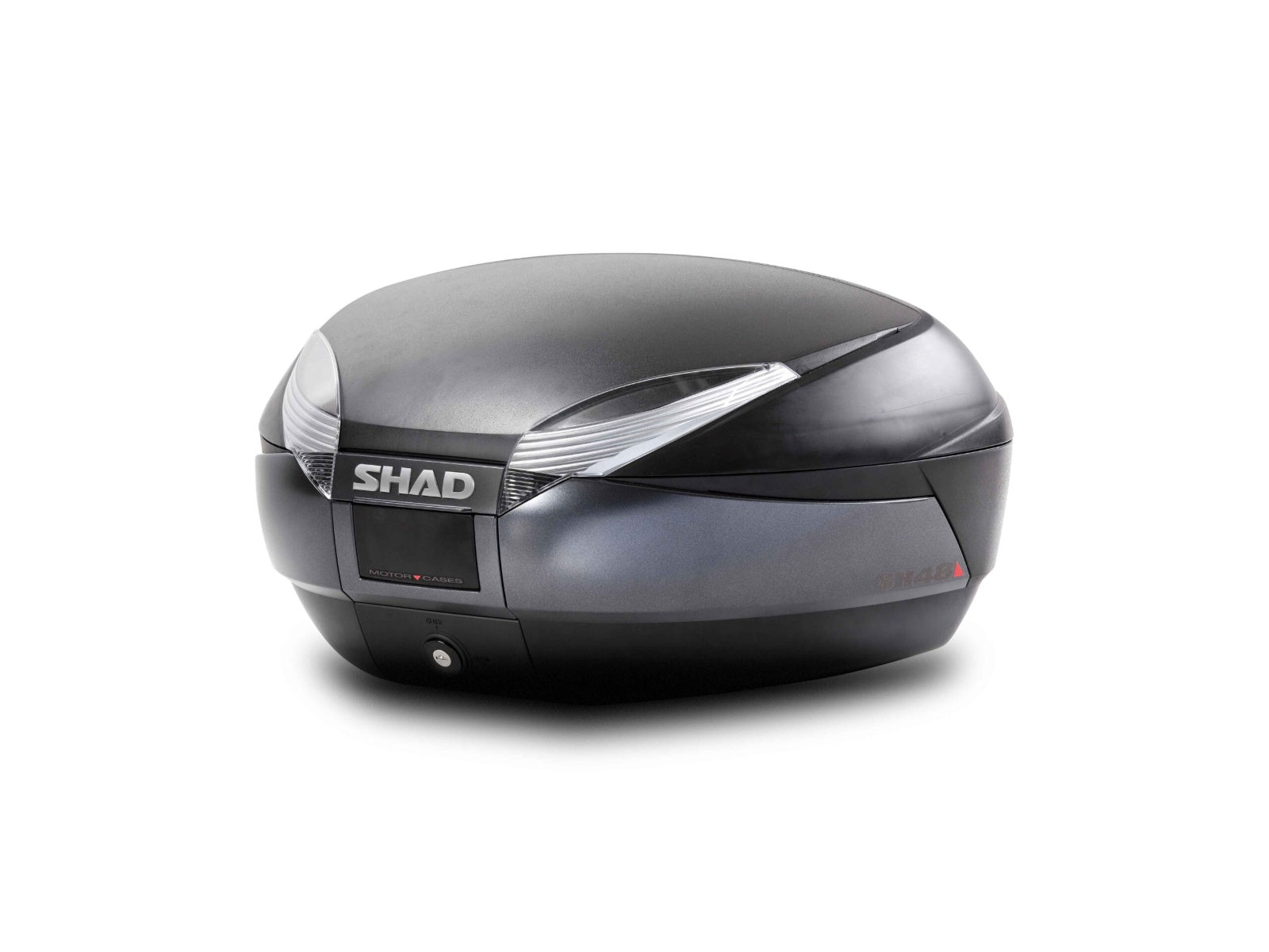 SHAD Motorcycle SH48 Top Box - Black / Dark Grey