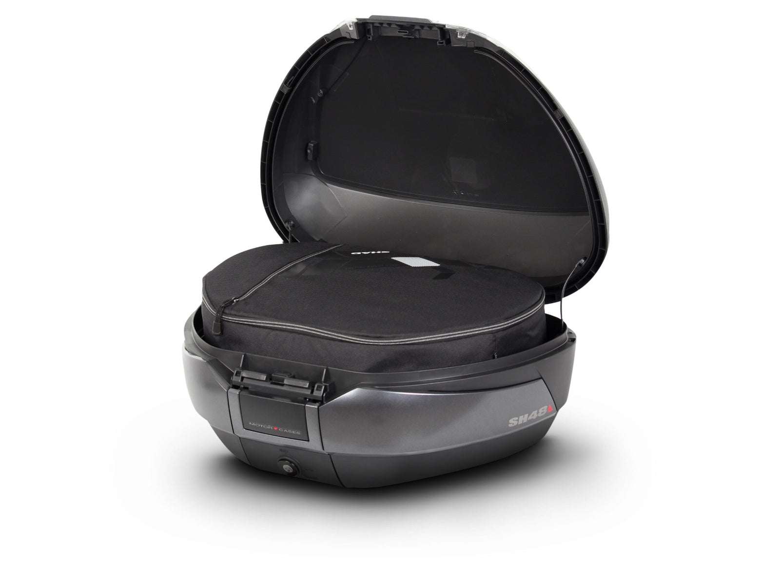 SHAD Motorcycle SH48 Top Box - Black / Dark Grey