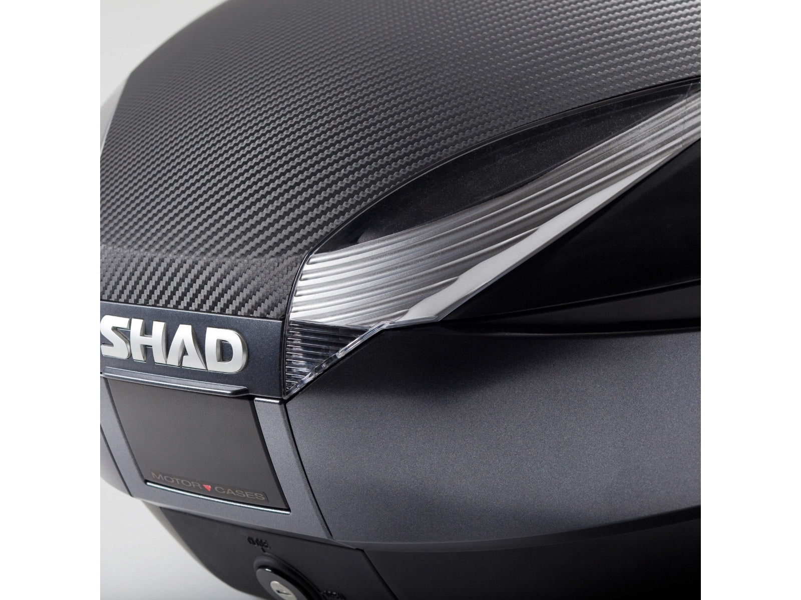 SHAD Motorcycle SH48 Top Box - Black / Dark Grey