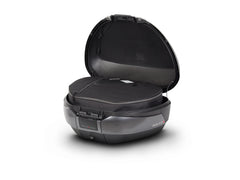 SHAD Motorcycle SH48 Top Box Black / Dark Grey inc Backrest And Carbon Cover