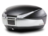 SHAD Motorcycle SH48 Top Box - Black / Titanium
