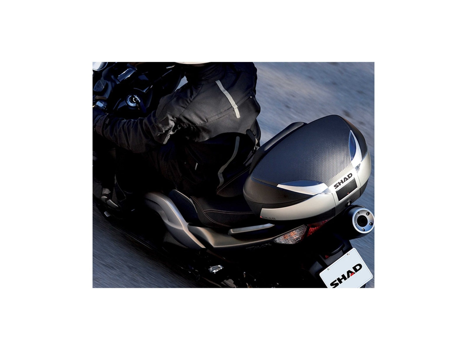 SHAD SH48 Top Box - Black / Titanium D0B48400