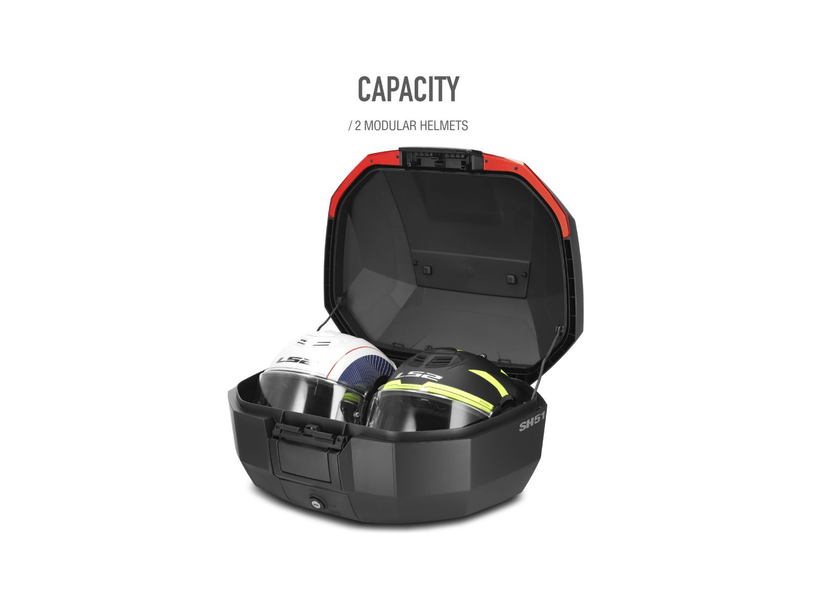 SHAD Motorcycle SH51 Top Box - Carbon
