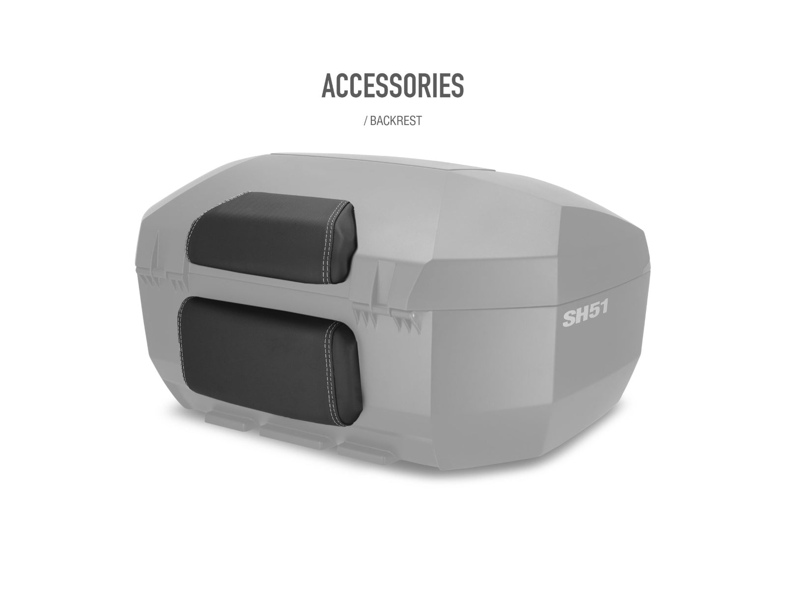 SHAD Motorcycle SH51 Top Box - Aluminium