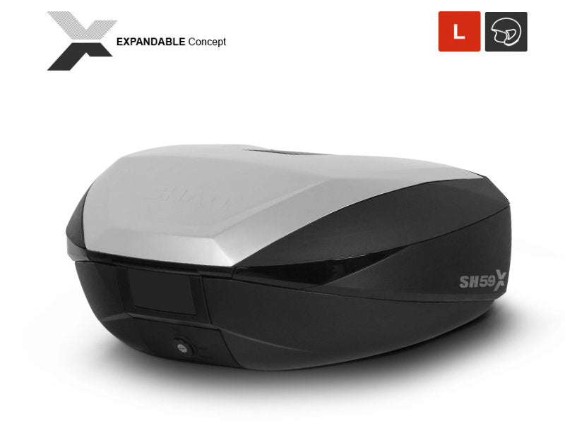 SHAD Motorcycle SH59X Top Box - Aluminium