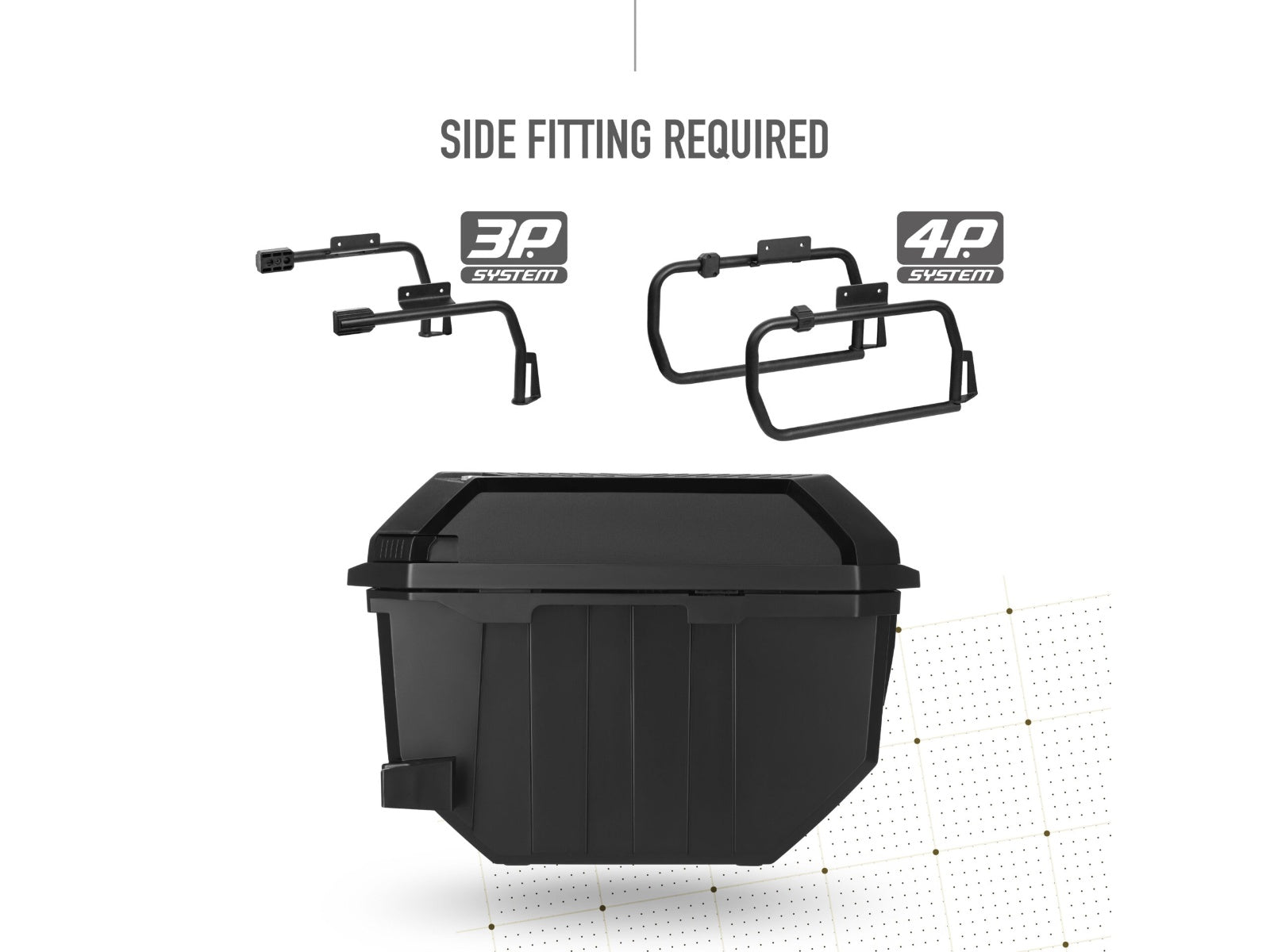 SHAD Motorcycle TR27 Panniers - Black