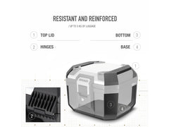 SHAD Motorcycle TR41 Top Box - Aluminium