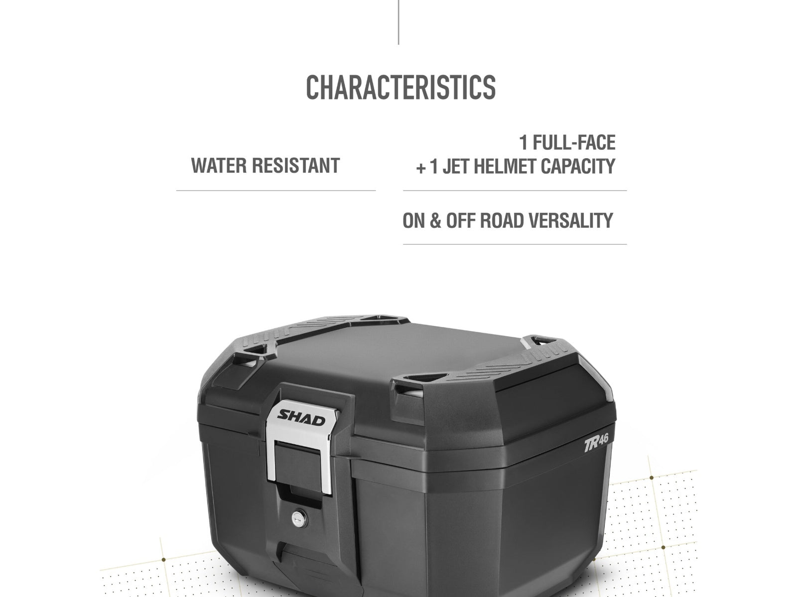 SHAD Motorcycle TR46 Top Box