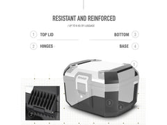 SHAD TR46 Top Box - Aluminium D0TR46200