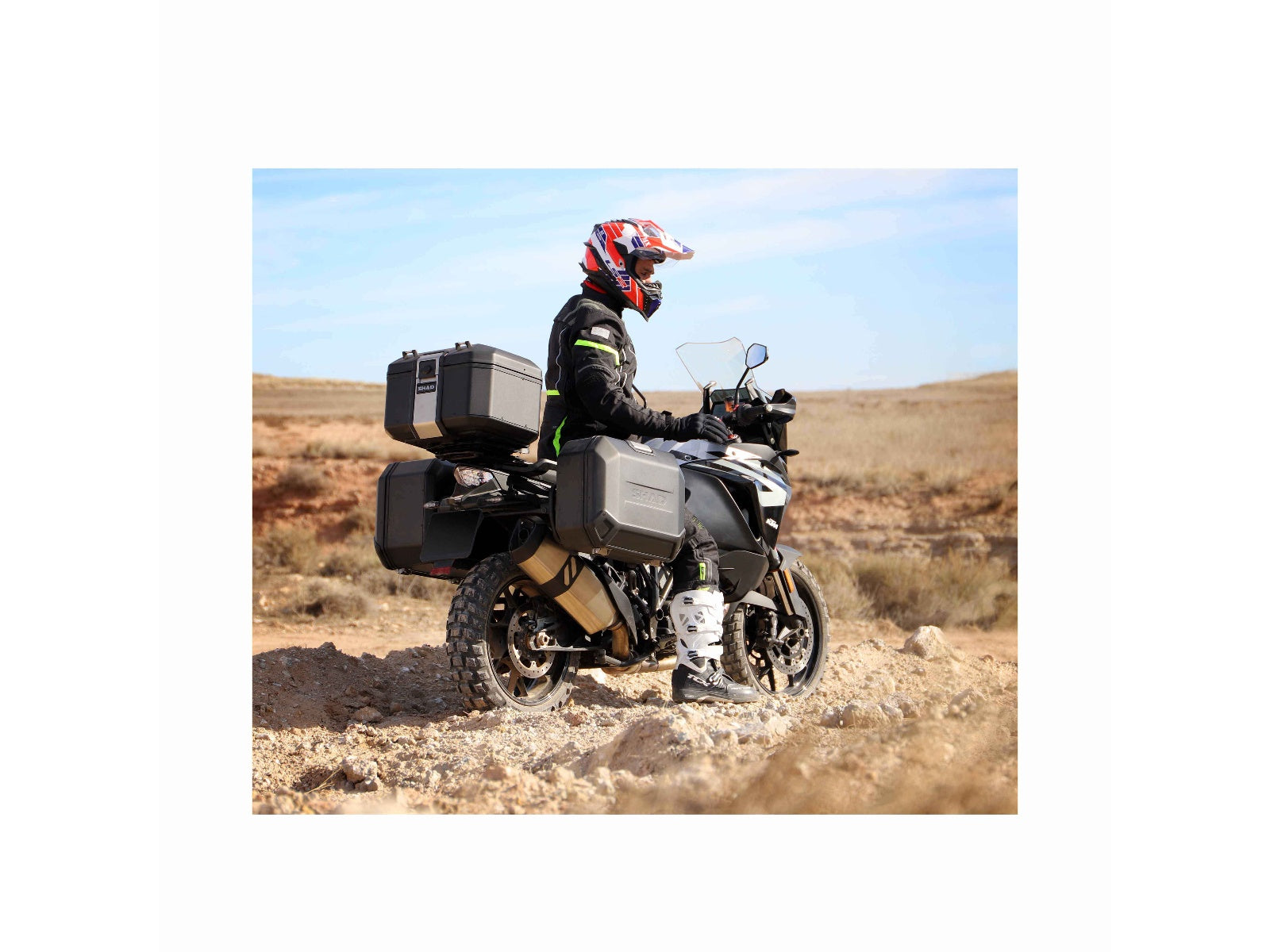 SHAD Motorcycle TR47 Terra Black Pannier Left