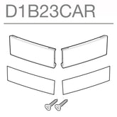 SHAD SH23 Replacement White Reflectors D1B23CAR