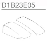 SHAD SH23 Aluminium Pannier Cover D1B23E25