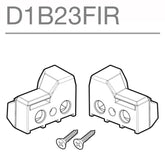 SHAD Motorcycle SH23 Replacement Fitting Kit Caps