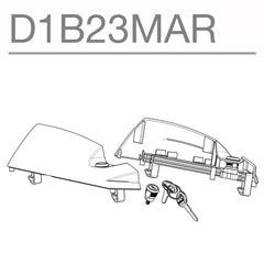 SHAD Motorcycle SH23 Replacement Locking Mechanism