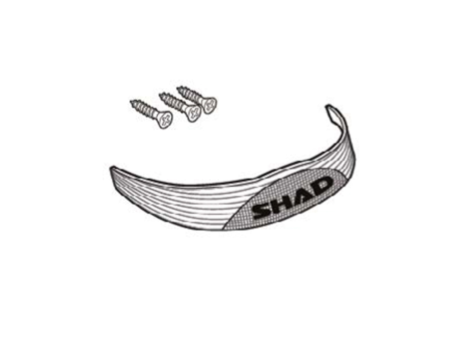 SHAD SH29 Replacement White Reflectors D1B291CAR