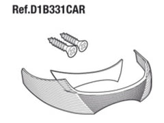 SHAD Motorcycle SH33 Replacement White Reflectors