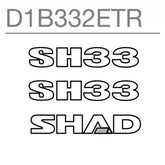 SHAD Motorcycle SH33 Replacement Sticker