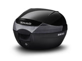 SHAD Motorcycle SH33 Black Top Box Cover