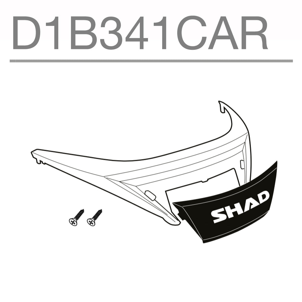 SHAD Motorcycle SH34 Replacement Reflectors (With Cover)