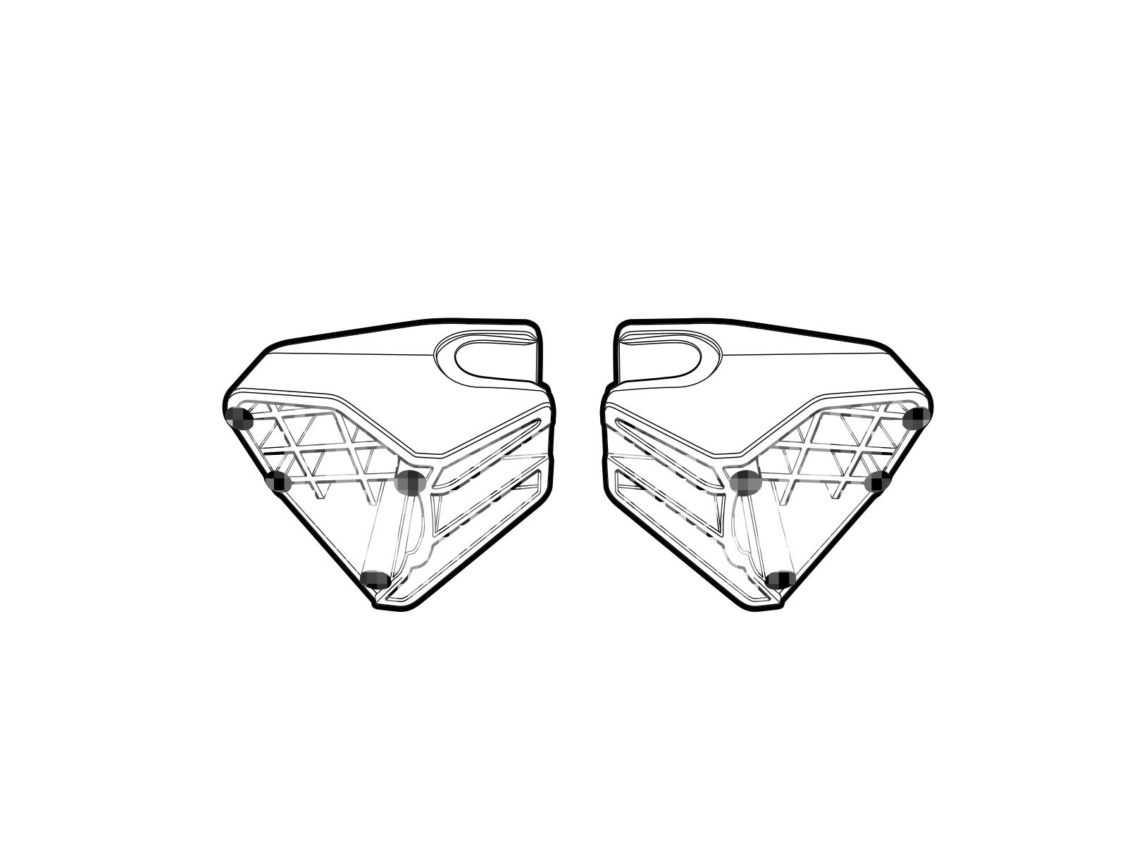 SHAD Motorcycle SH36 Replacement Rubber End Grip