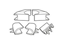 SHAD Motorcycle SH36 Replacement Rubber Grips