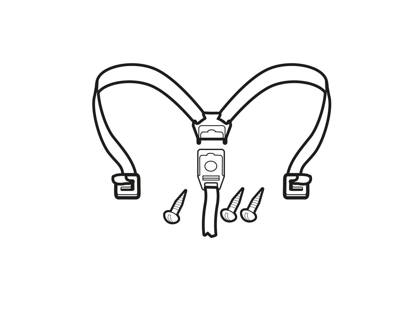 SHAD Motorcycle Replacement Inner Strap - SH35 / SH36