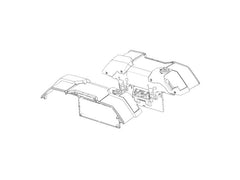 SHAD Motorcycle SH38 Replacement Frame