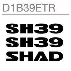SHAD Motorcycle SH39 Replacement Sticker