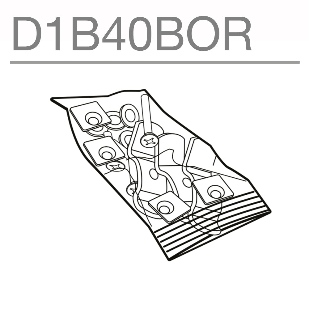 SHAD Motorcycle Replacement Top Box Medium Mounting Plate Screws/Bolts