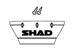 SHAD Motorcycle SH44 Replacement White Reflectors
