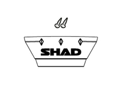 SHAD Motorcycle SH44 Replacement White Reflectors