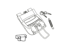 SHAD Motorcycle SH44 Replacement Locking Mechanism