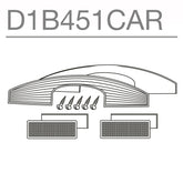 SHAD Motorcycle SH45 Replacement White Reflectors