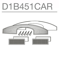 SHAD Motorcycle SH45 Replacement White Reflectors
