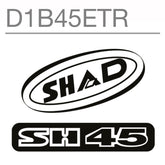 SHAD Motorcycle SH45 Replacement Sticker (Red)
